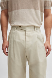 OPEN BEIGE // FORMAL TROUSERS H-BOSS92-T1