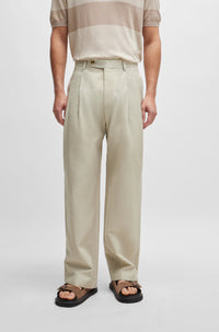 OPEN BEIGE // FORMAL TROUSERS H-BOSS92-T1