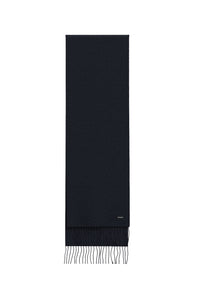 Styven wool & cashmere scarf - Dark Blue