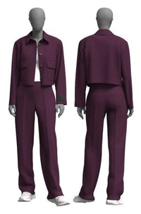 MEDIUM PURPLE // FORMAL TROUSERS HULANA