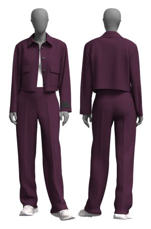 MEDIUM PURPLE // FORMAL TROUSERS HULANA