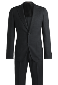 BLACK // BUSINESS SUITS L-HESTON-2PCS-LP-241