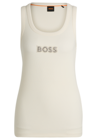 OPEN WHITE // CASUAL TOPS C_EMATITE_STONEBADGE