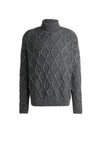 Pull Estupendo à col roulé - Medium Grey