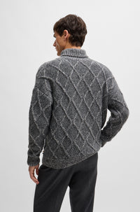 Pull Estupendo à col roulé - Medium Grey