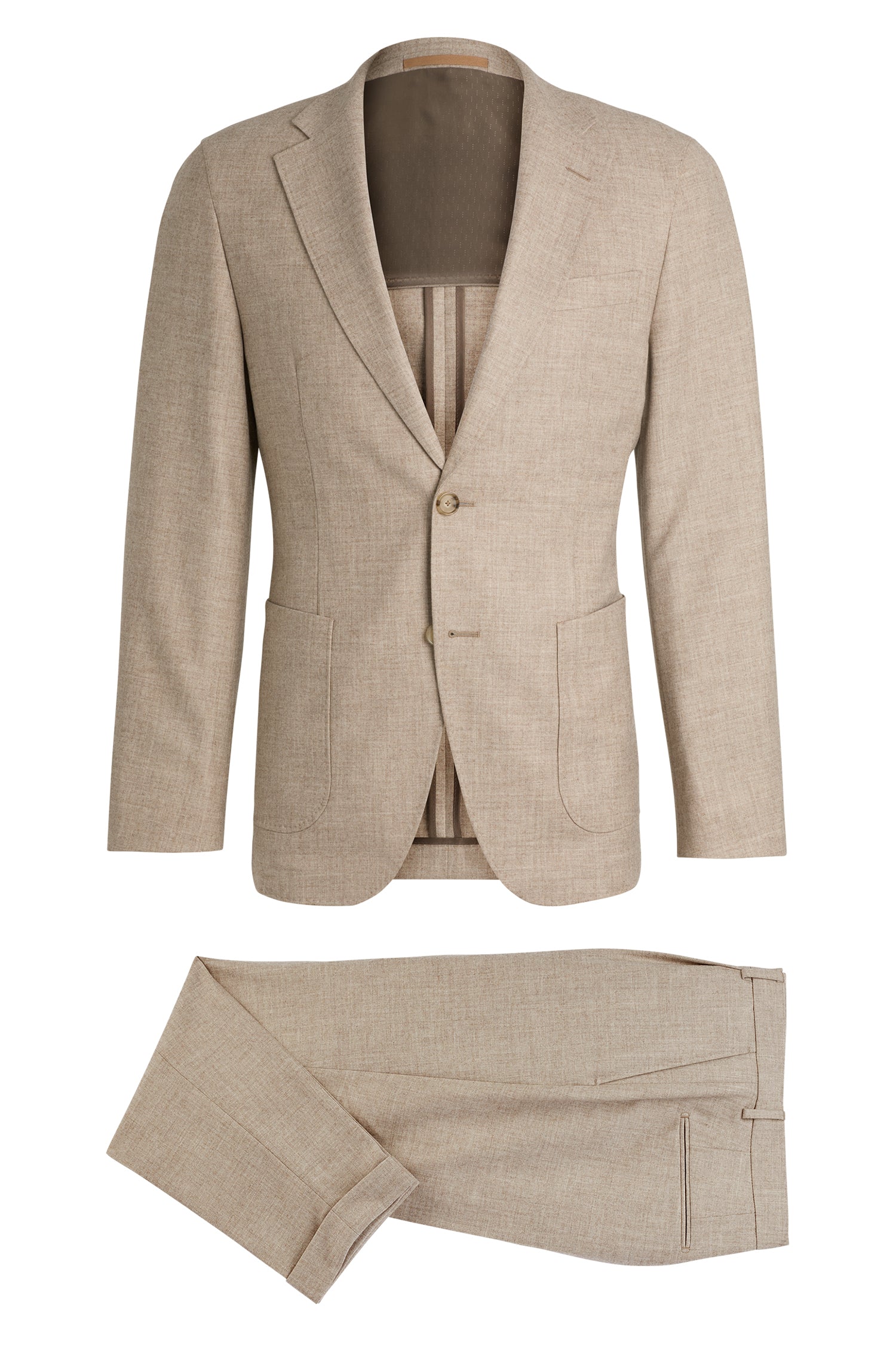 LIGHT BEIGE // BUSINESS SUITS L-HESTON-2PCS-241