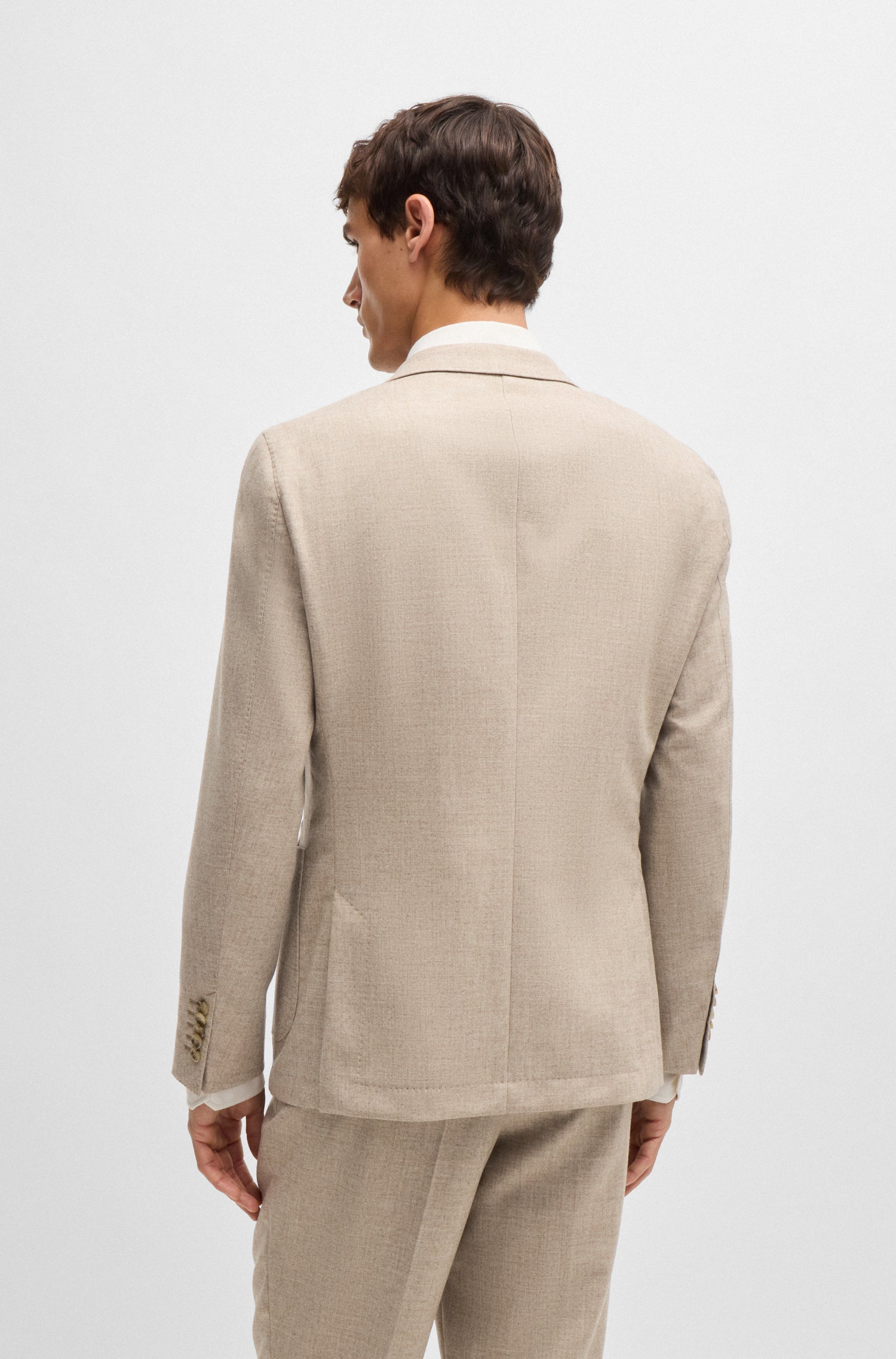 LIGHT BEIGE // BUSINESS SUITS L-HESTON-2PCS-241
