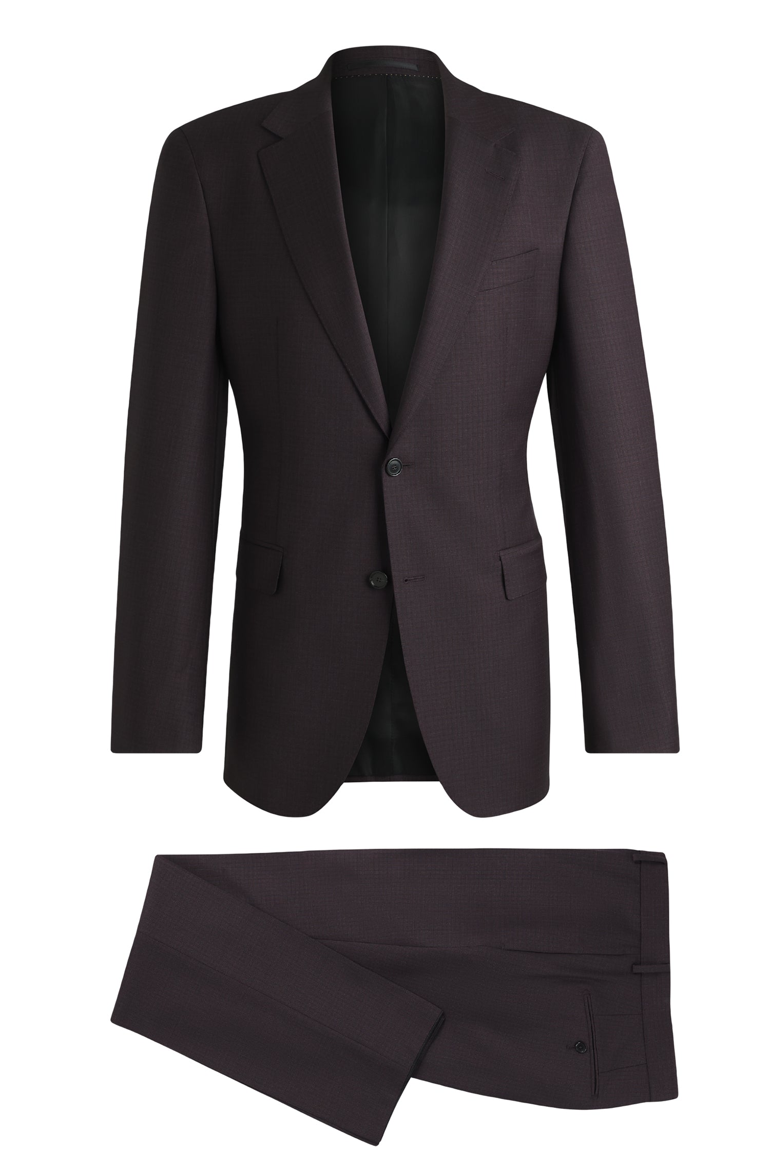DARK PURPLE // BUSINESS SUITS L-JARROD-2PCS-241