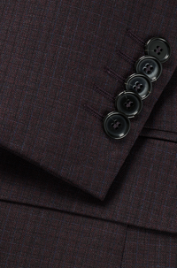 DARK PURPLE // BUSINESS SUITS L-JARROD-2PCS-241