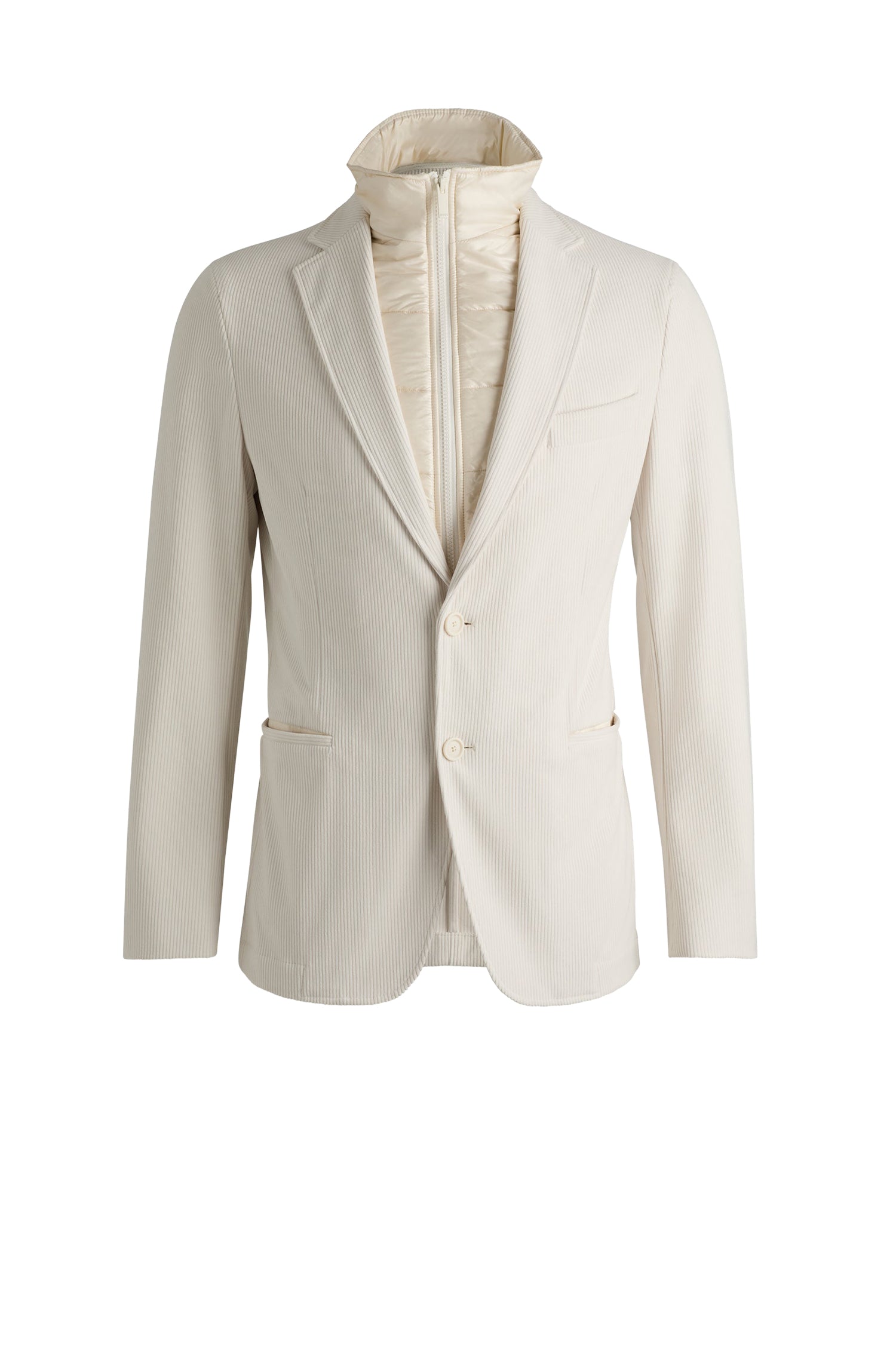 Blazer Hanry avec plastron matelassé - Open White