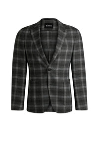 Veste de costume Hanry en laine - Black