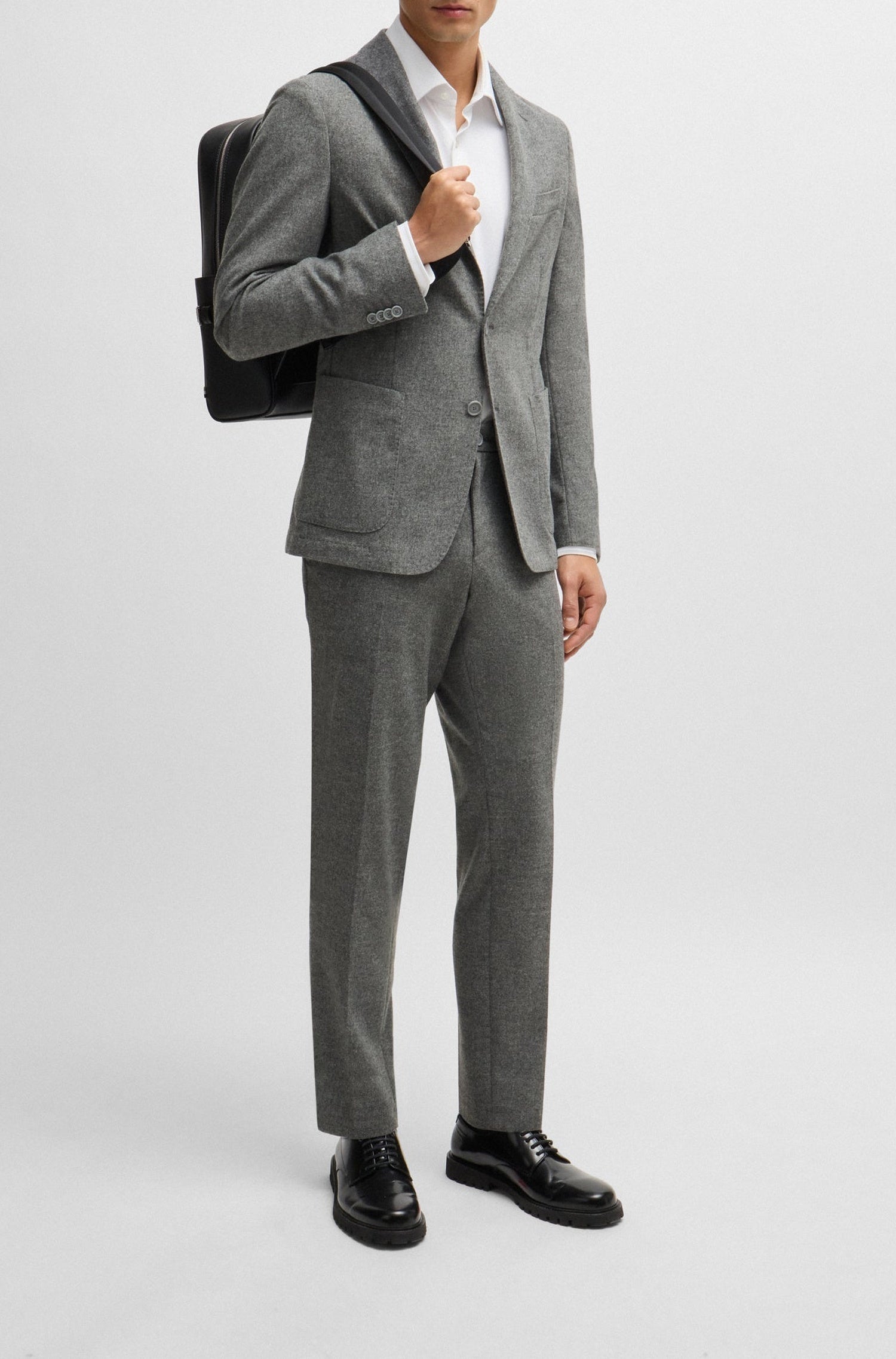 Veste de costume Hanry en laine - Silver