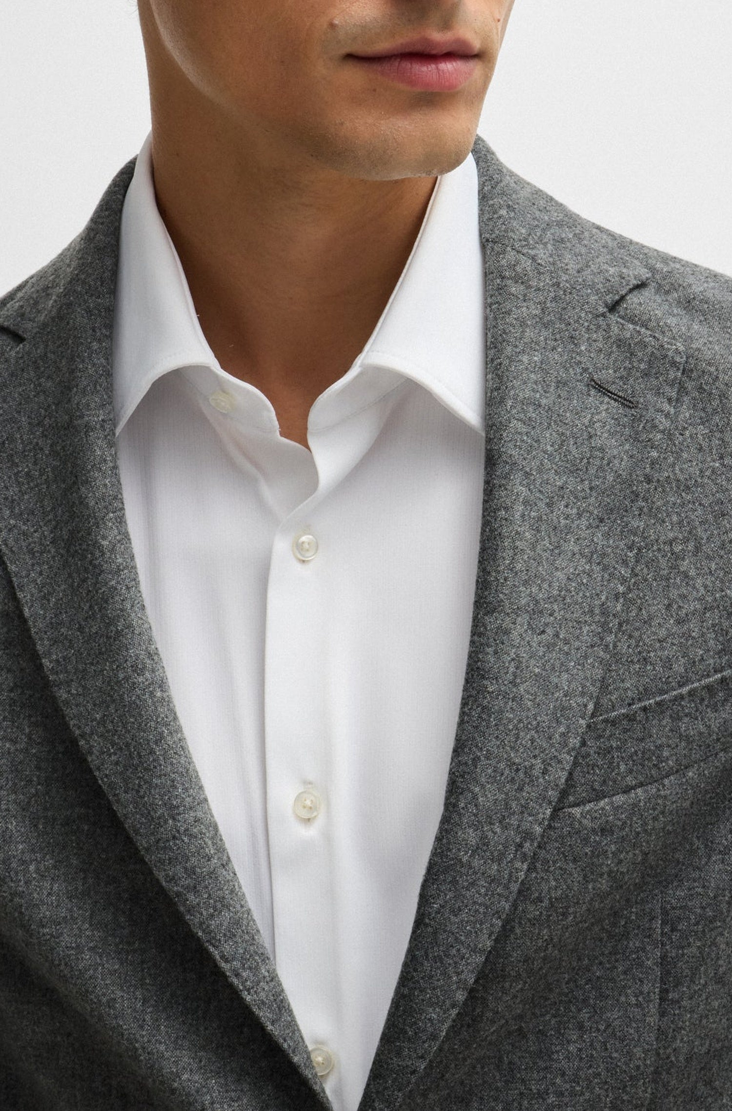 Veste de costume Hanry en laine - Silver