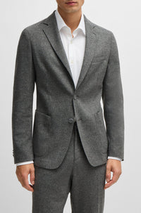Veste de costume Hanry en laine - Silver
