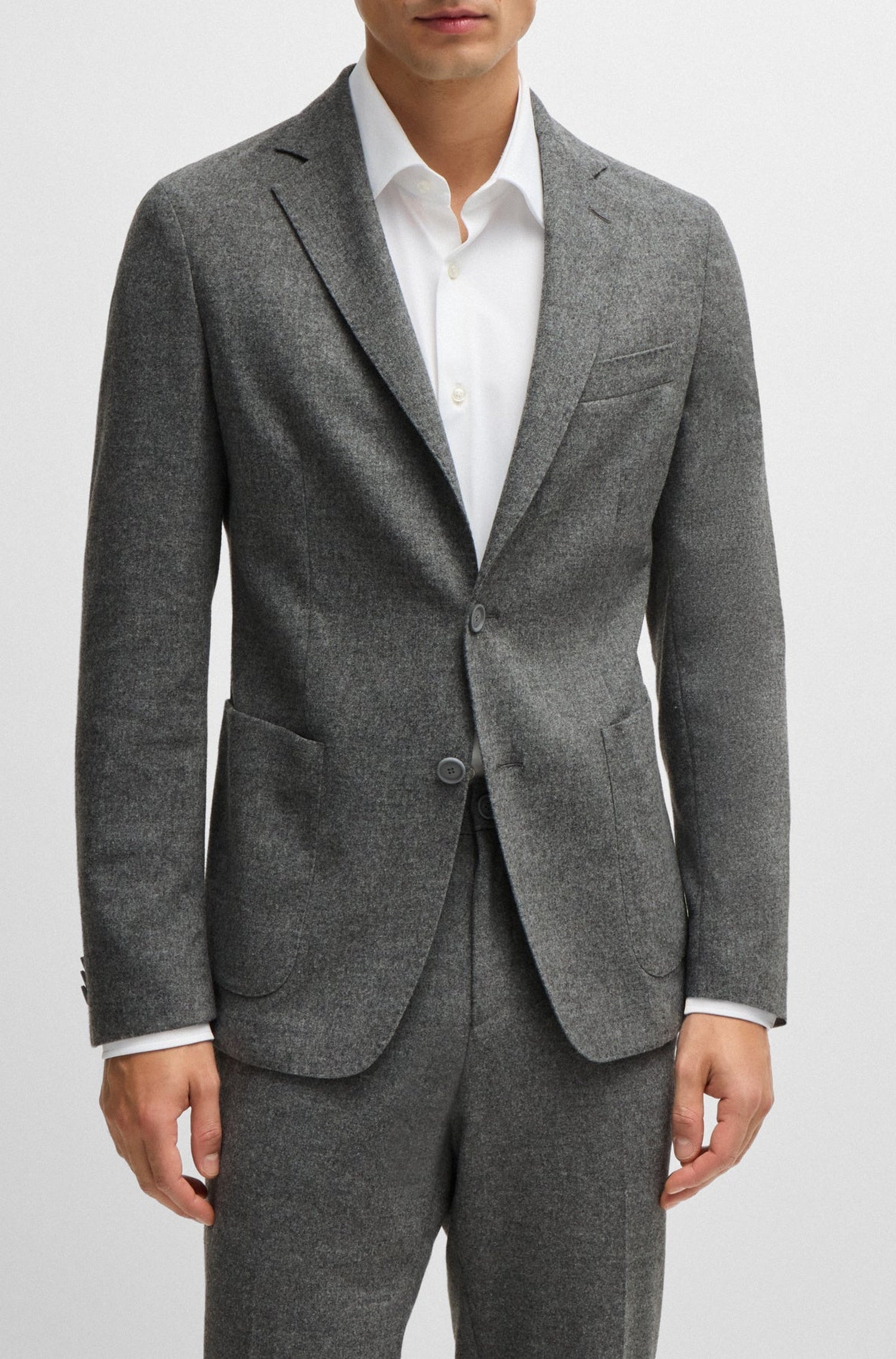 Veste de costume Hanry en laine - Silver