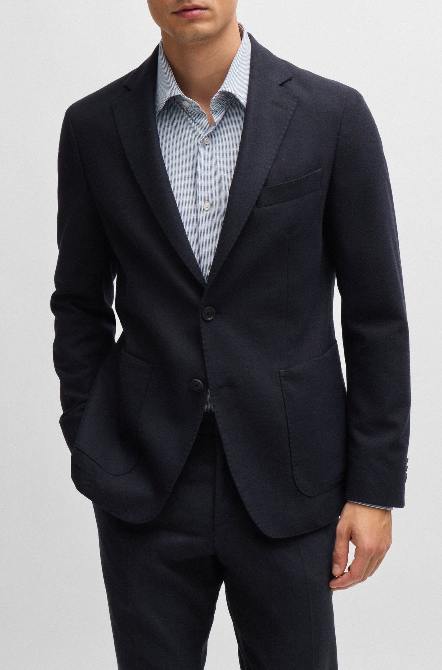 Veste de costume Hanry en laine - Dark Blue