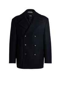 Manteau Clay en laine - Dark Blue