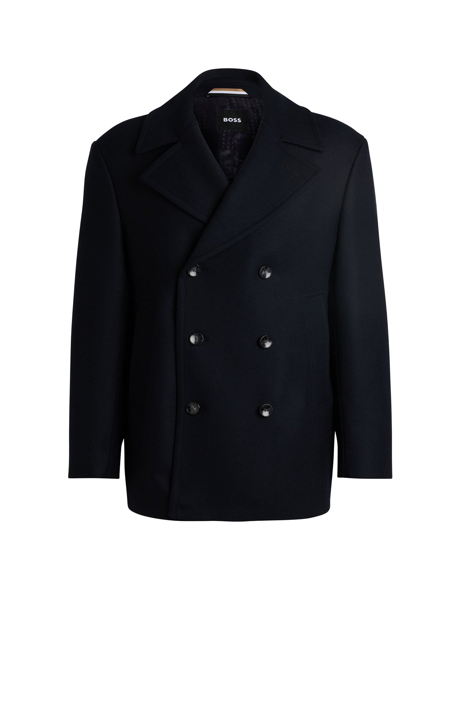 Manteau Clay en laine - Dark Blue