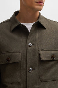 Blazer Carper en laine - Open Green