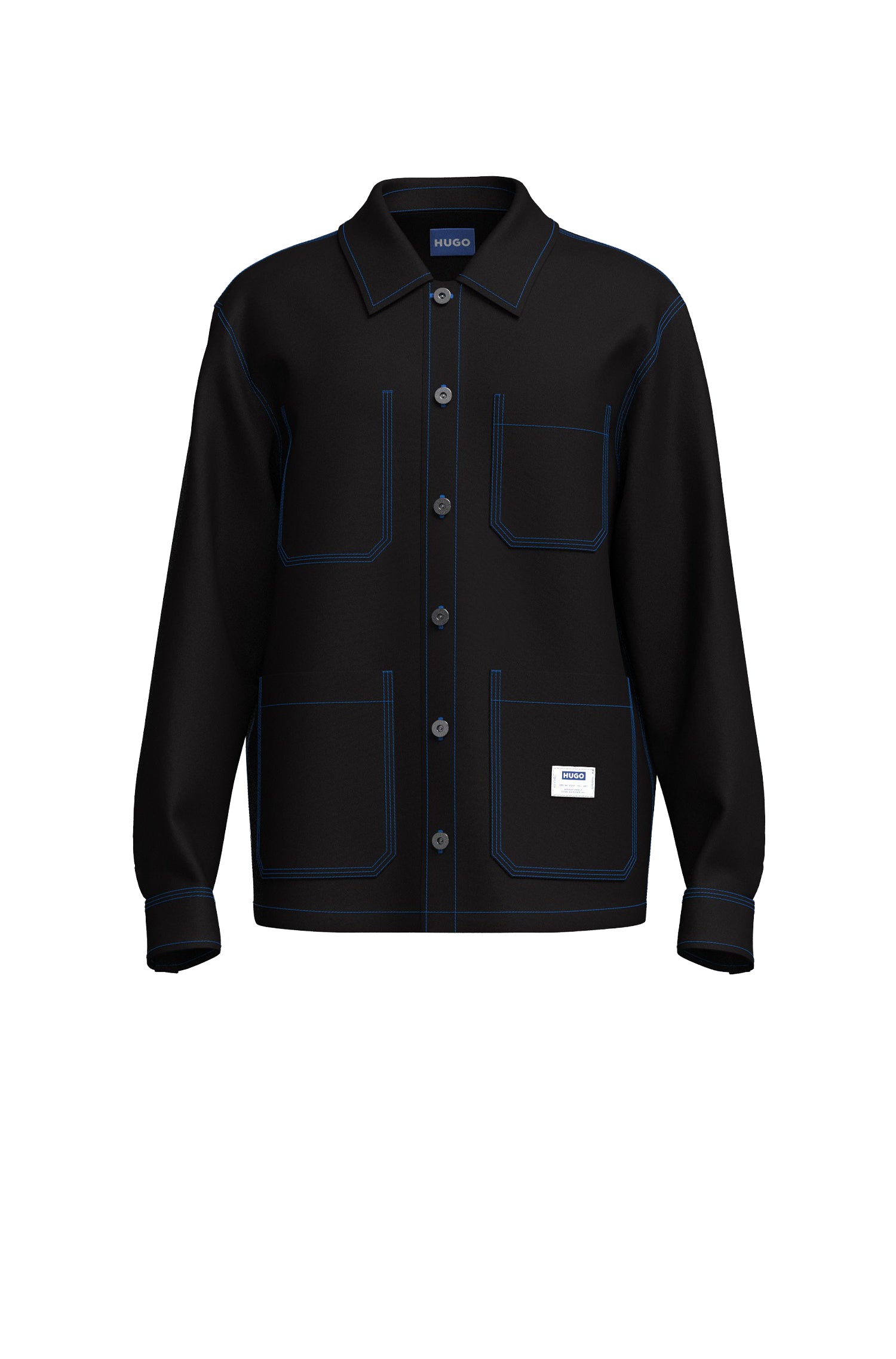 Chemise Esantos avec poches - Black