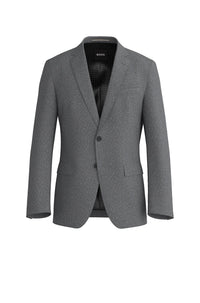 Veste de costume Hutson en laine - Medium Grey