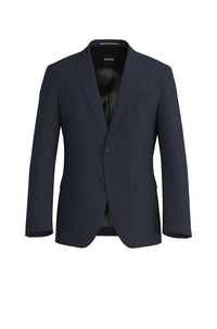 Veste de costume Hutson en laine - Dark Blue