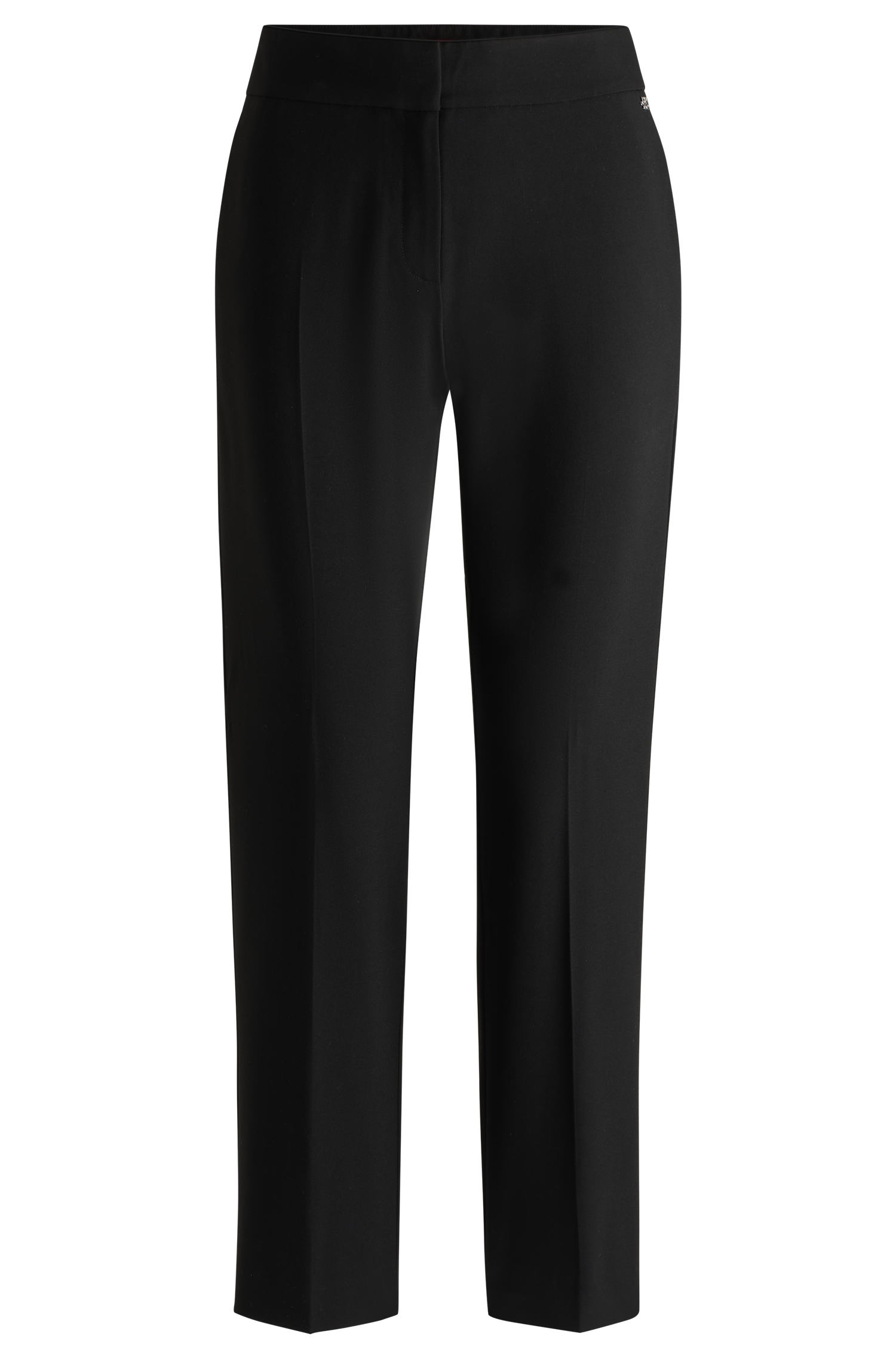 BLACK // CASUAL TROUSERS HATENIA-1