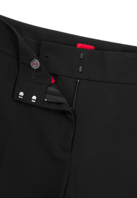 BLACK // CASUAL TROUSERS HATENIA-1