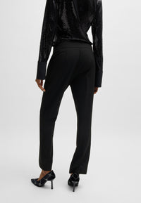 BLACK // CASUAL TROUSERS HATENIA-1