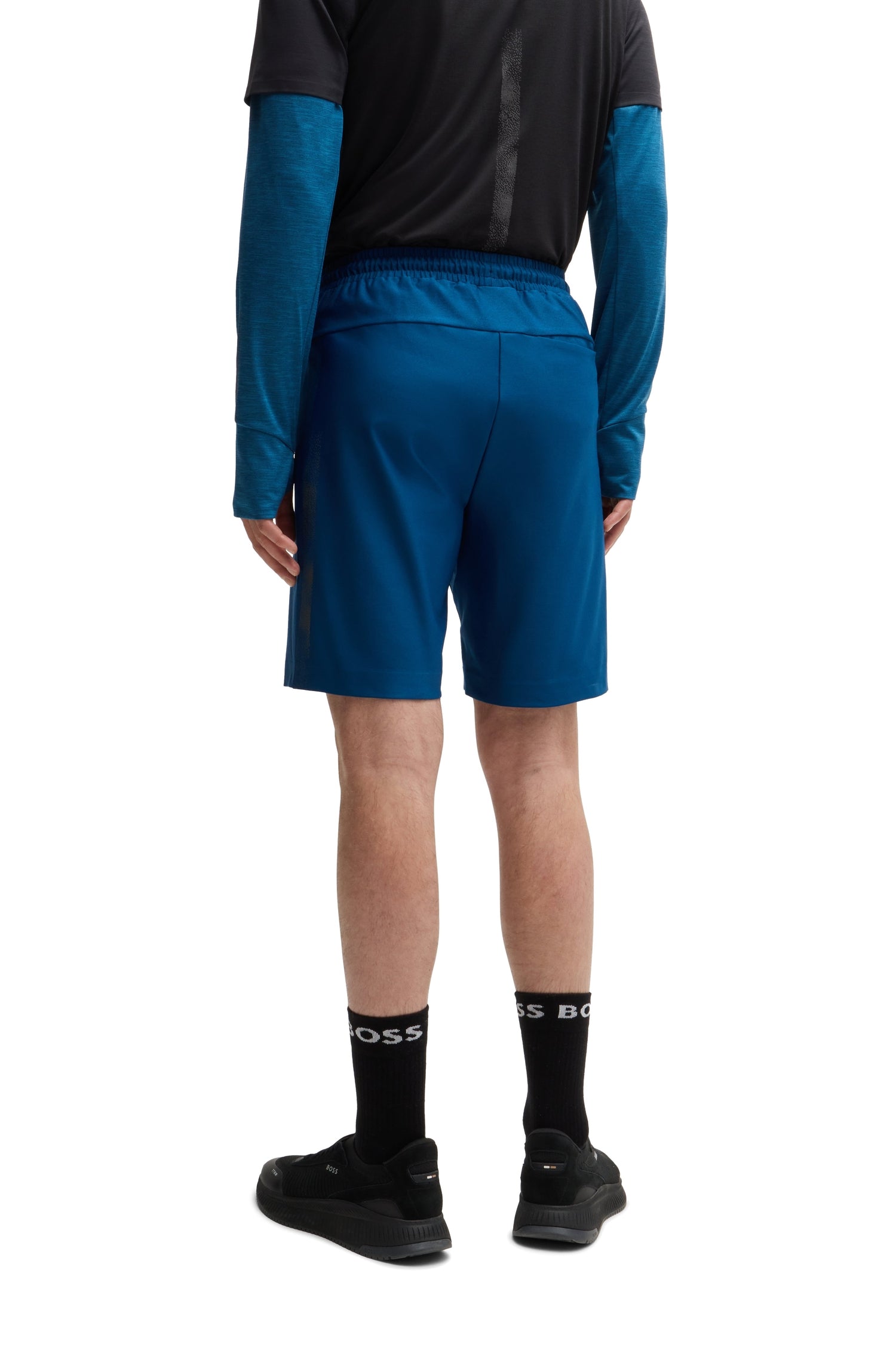 Headlo shorts with an elasticated waist - Open Blue