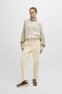 OPEN WHITE // FORMAL TROUSERS TATEPA