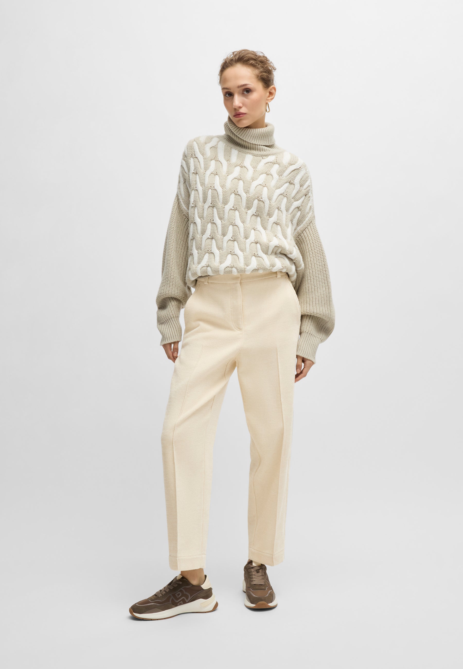 OPEN WHITE // FORMAL TROUSERS TATEPA