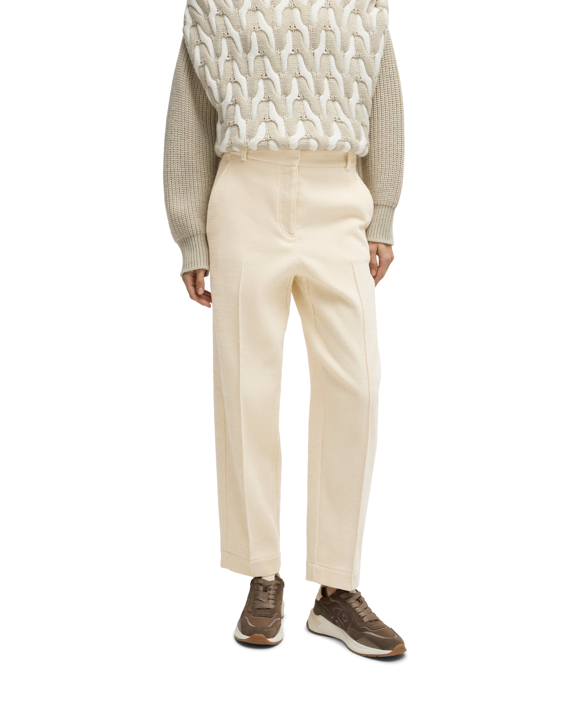 OPEN WHITE // FORMAL TROUSERS TATEPA