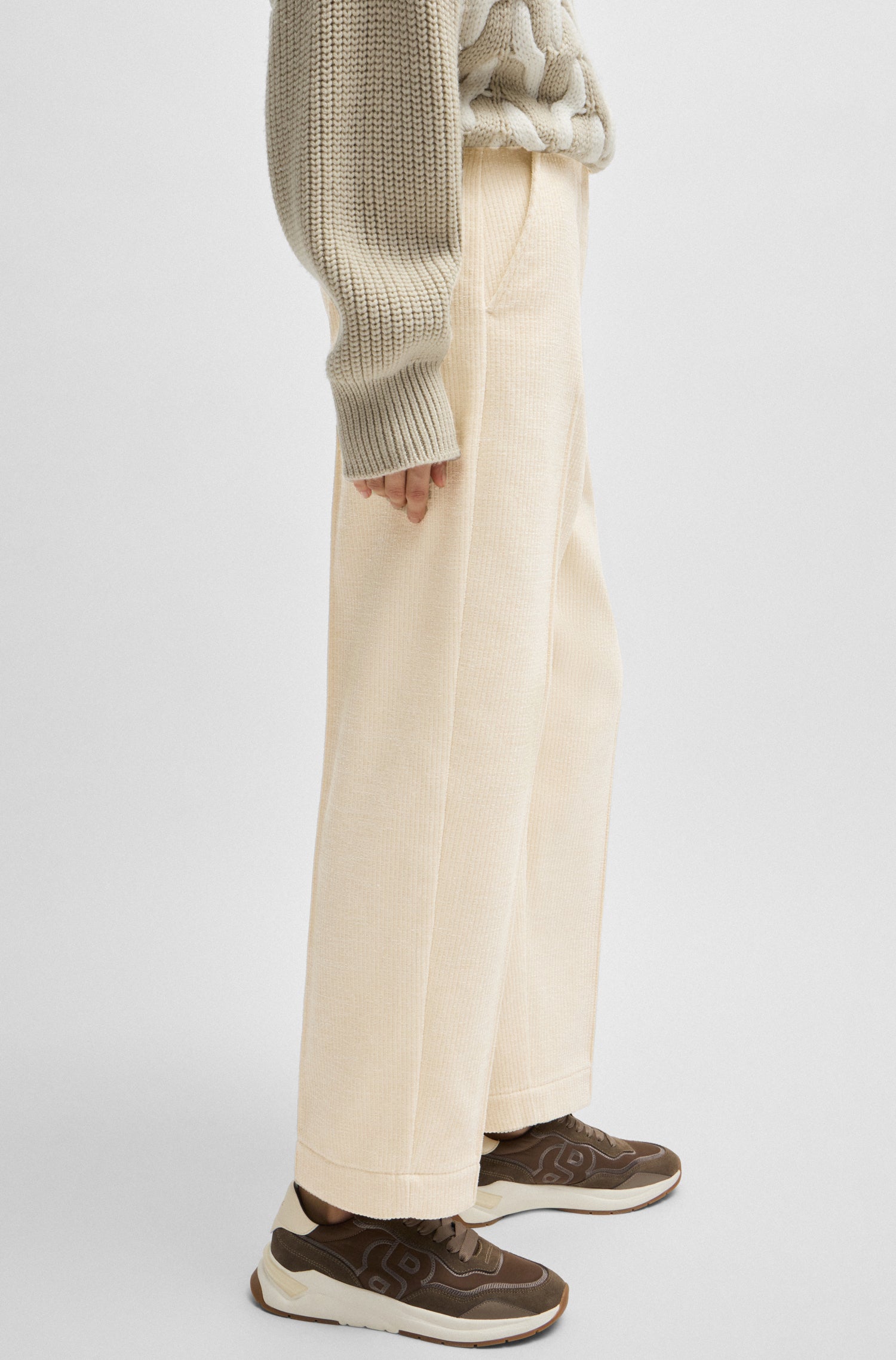OPEN WHITE // FORMAL TROUSERS TATEPA