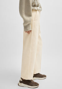 OPEN WHITE // FORMAL TROUSERS TATEPA
