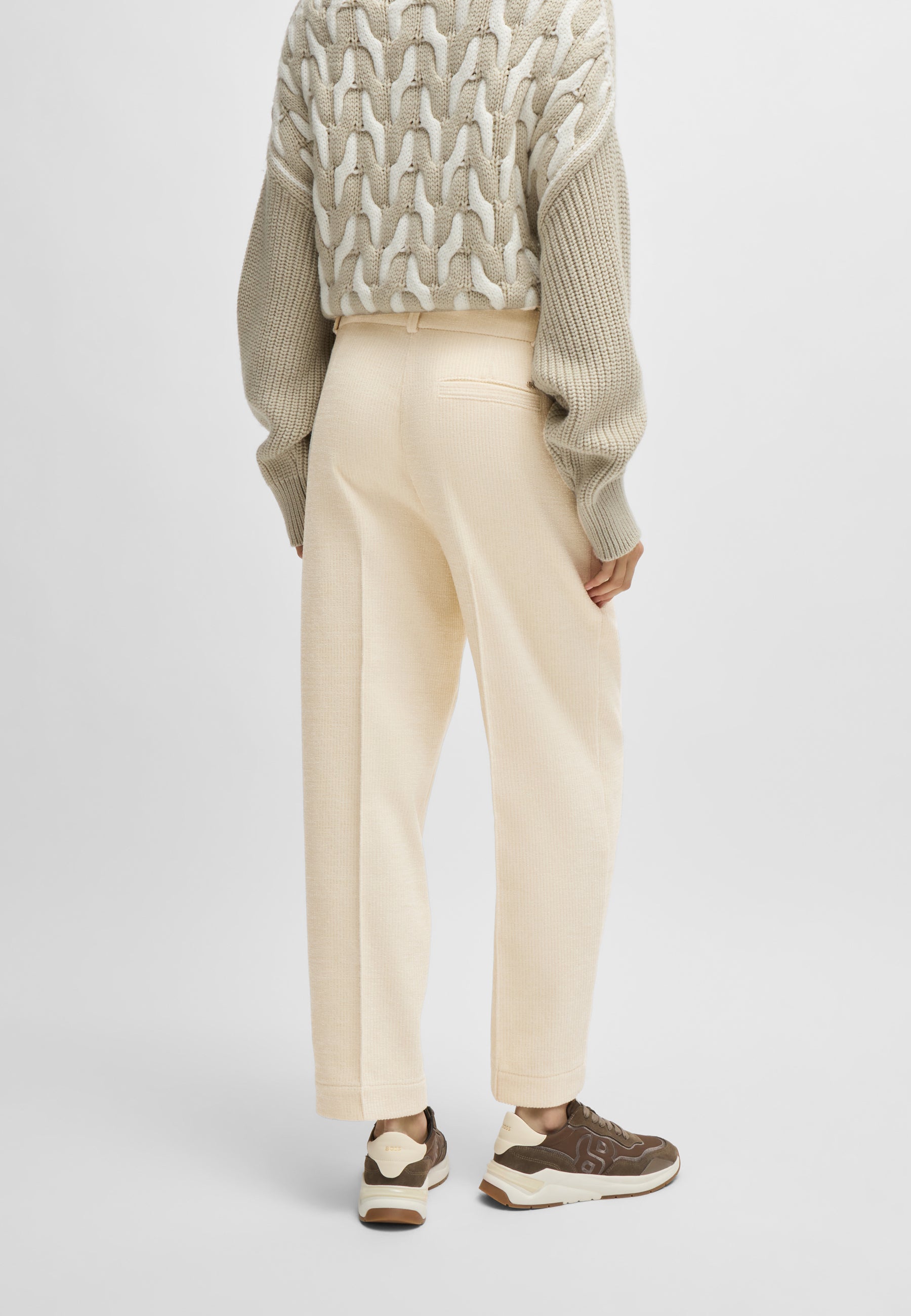 OPEN WHITE // FORMAL TROUSERS TATEPA