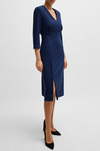 Robe Dotara en laine - Open Blue