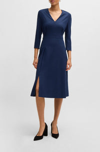 Robe Dotara en laine - Open Blue