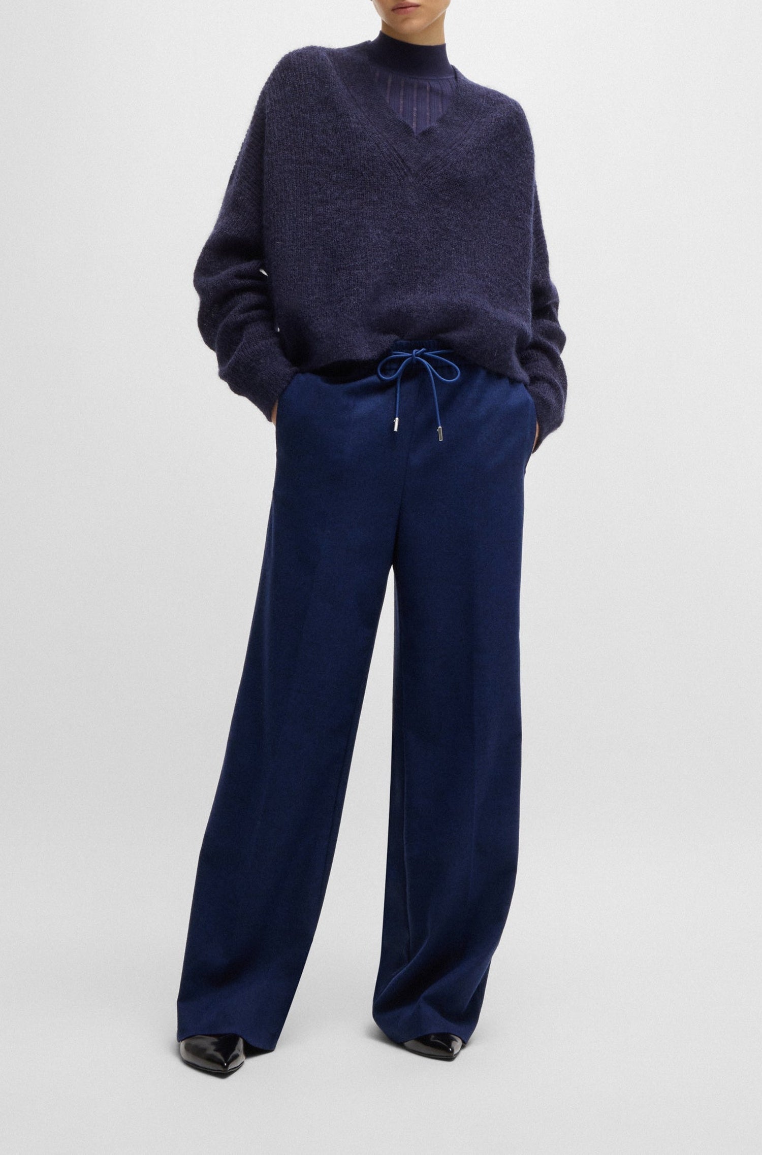 Pantalon Tavite en laine - Open Blue