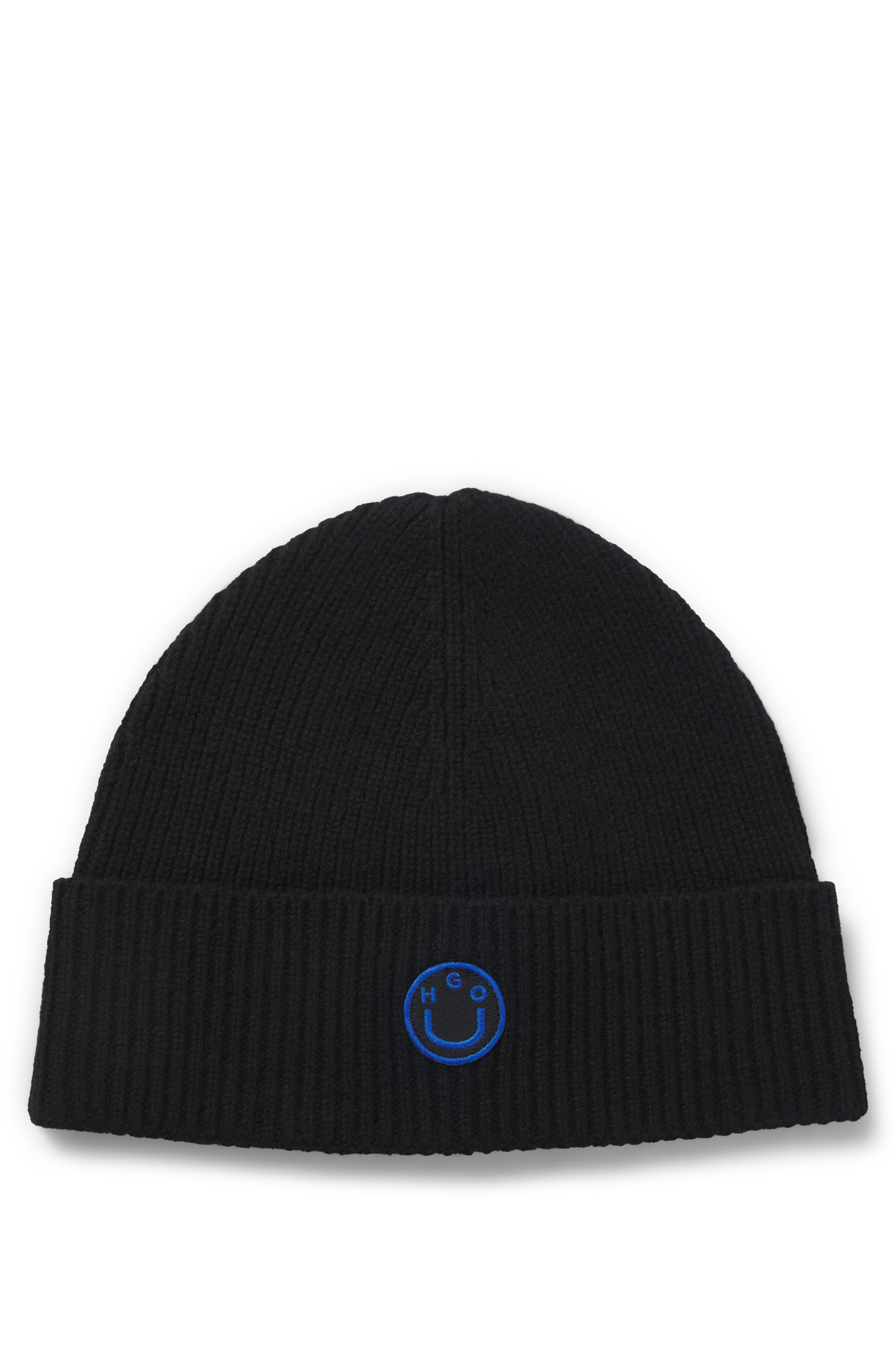 BLACK // KNITTED BEANIE XAFI_B
