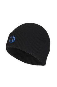 BLACK // KNITTED BEANIE XAFI_B