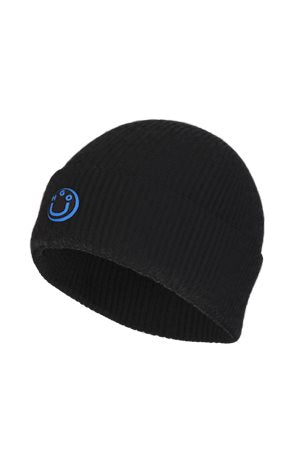 BLACK // KNITTED BEANIE XAFI_B