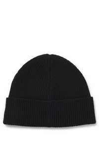 BLACK // KNITTED BEANIE XAFI_B