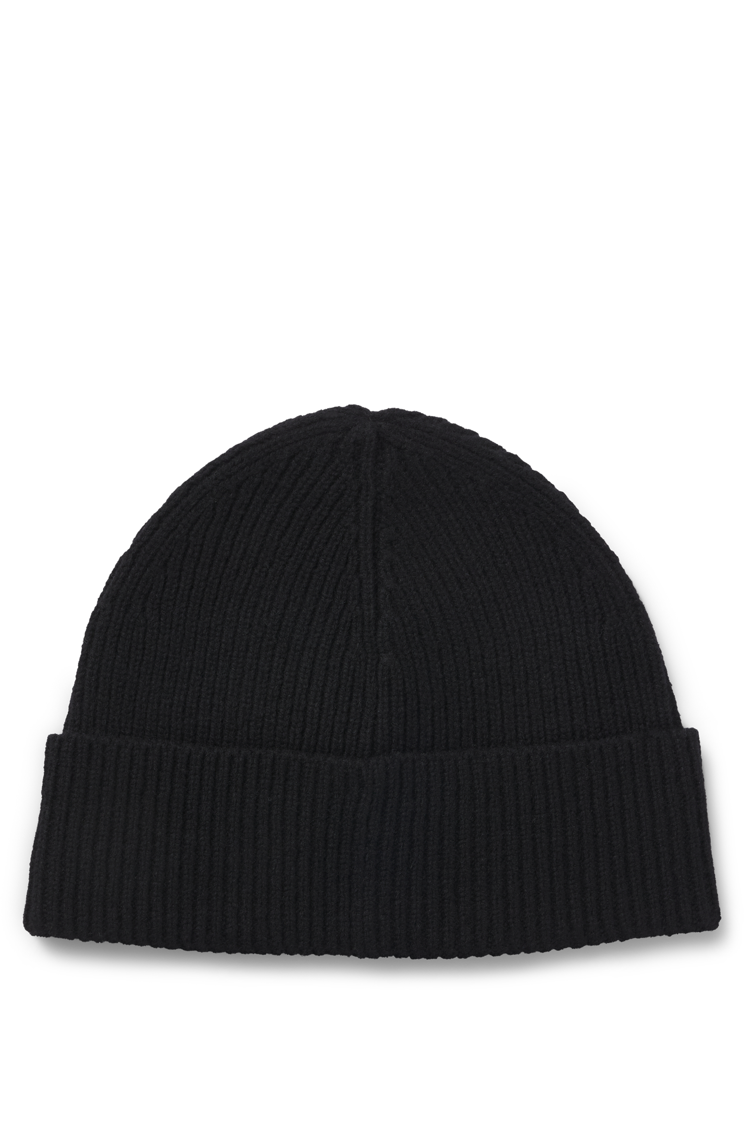 BLACK // KNITTED BEANIE XAFI_B