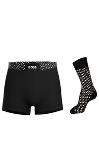 Boxer shorts & socks set - Black