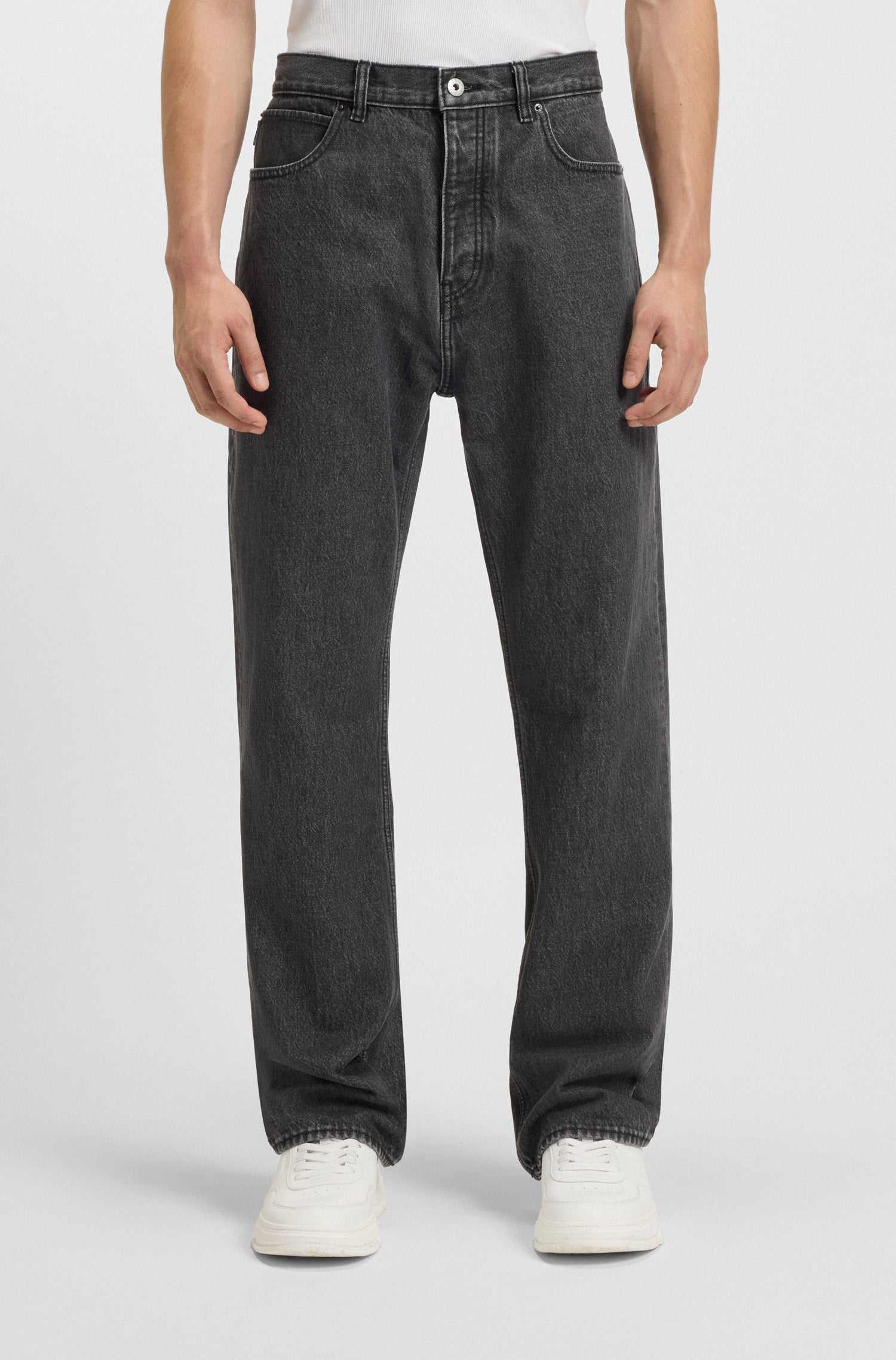 REF ADD // DARK GREY // CASUAL TROUSERS SCHINO-TABER-1 D