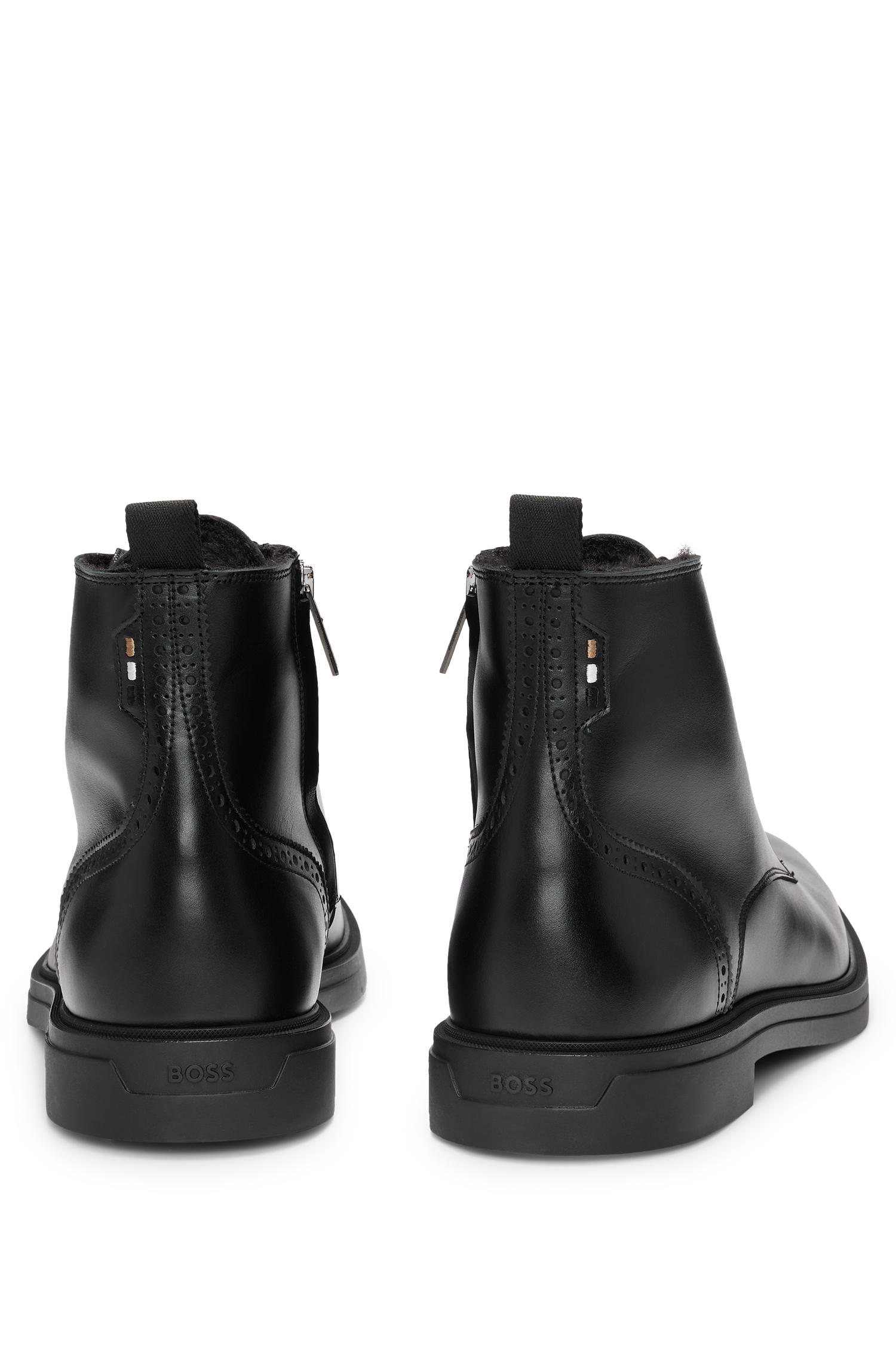 Calev leather boots - Black