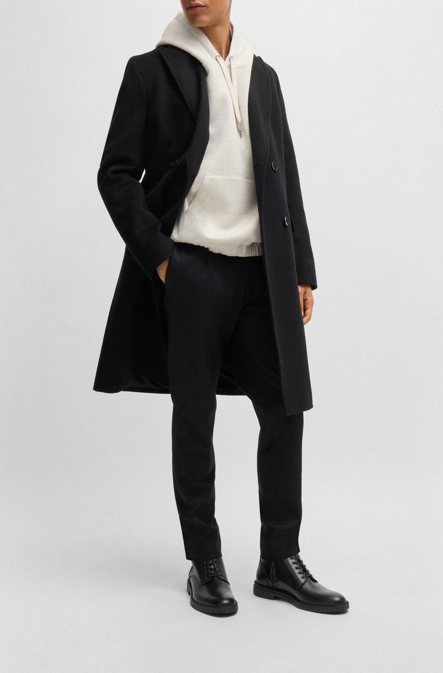 Calev leather boots - Black