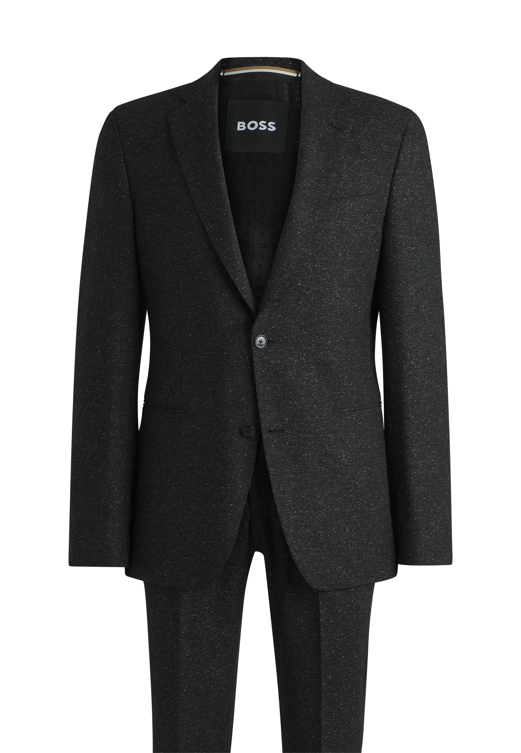 BLACK // CASUAL SUITS C-HUGE-2PCS-243