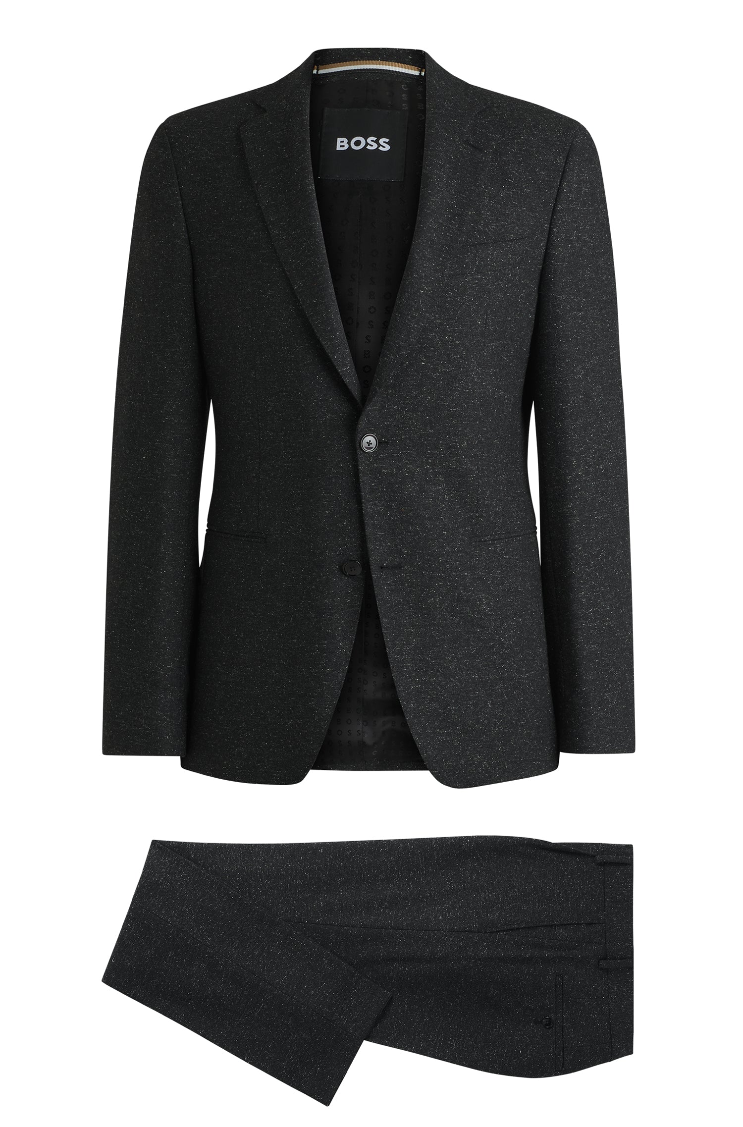 BLACK // CASUAL SUITS C-HUGE-2PCS-243